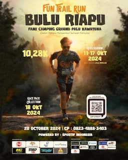 Segera Daftar, Fun Run Trail Bulu Riapu Siap Dilaksanakan