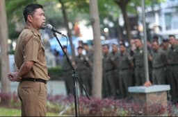 Apel Pagi, Pjs Wali Kota Bahas Gerakan Sabtu Bersih, Optimalisasi APBD Hingga Netralitas ASN