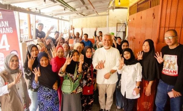 Kampanye di Malimongan, Amri Arsyid Yakinkan Ibu-Ibu Program Bantuan Usaha 10 Juta