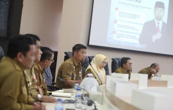 Rakor, Pjs Wali Kota Ingatkan Tiga Program Prioritas