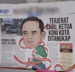 Headline Ketua Koni Ditangkap, Ratusan Koran Salah Satu Media di Probolinggo Hilang Dicuri