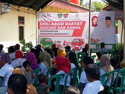 Tukang Becak, Supir Angkot, dan Juru Parkir di Indramayu Deklarasikan Dukungan untuk Nina Agustina