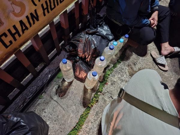 Polresta Bogor Kota Gelar Operasi Razia Miras, Puluhan Botol Disita