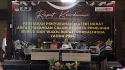 KPU Siapkan Materi Debat Calon Bupati dan Wakil Bupati Purbalingga