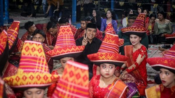 Hasan Basri Sagala Hadiri Guro Guro Aren Pesta Tahun Tiganderket