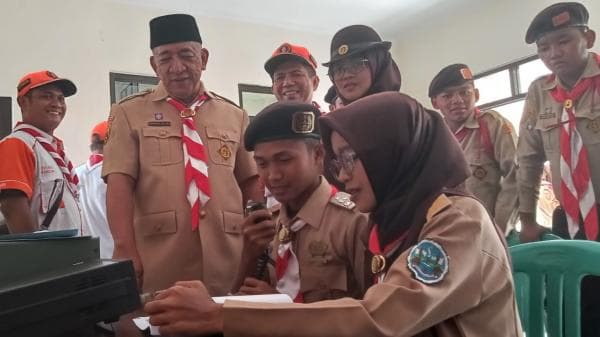 Kwarcab Kota Banjar Ikuti JOTA-JOTI, Daring Pramuka Terbesar di Dunia