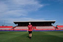 Jelang Arema FC vs Malut United : Singo Edan Sumringah Lihat Rumput Baru Stadion