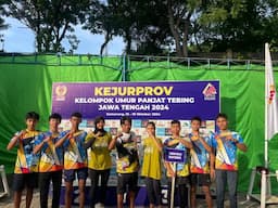 Borong 16 Medali, Banyumas Juara Umum Kejurprov Panjat Tebing KU 2024