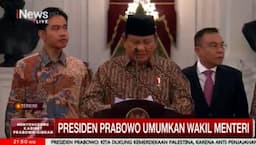 Kabinet Merah Putih 2024-2029 Diumumkan, Prabowo Perkenalkan Wajah Baru Pemerintahan