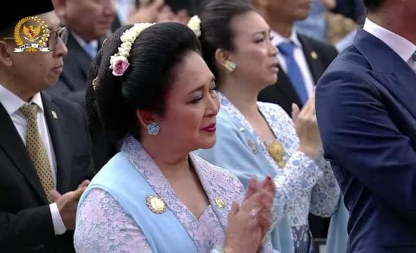 Momen Hari Titiek Soeharto di Pelantikan Presiden Prabowo