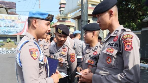 Polres Ciamis Gelar Operasi Gaktibplin, Pastikan Kedisiplinan Personel Tetap Terjaga