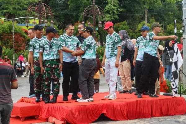 HUT TNI, Kodim Dumai Gelar P'rima Run