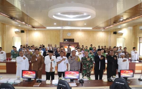 Jelang Pilkada 2024, Polres Sragen Gelar Acara Silaturahmi Kamtibmas dan Doa Bersama Lintas Agama