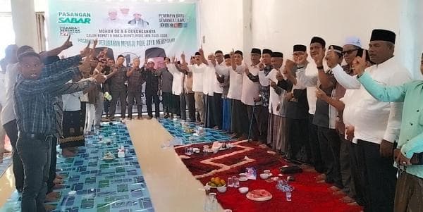 Peresmian Posko Pemenangan SABAR di Kecamatan Trienggadeng, Ini Pesannya Abati Kuta Krueng !