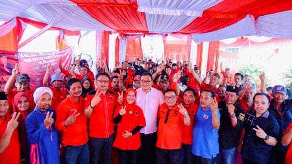 PAC PDI Perjuangan Tanjung Morawa Siap Sumbangkan 36 Ribu Suara untuk Pasangan ADIL