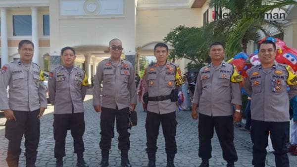 Polres Polman Pastikan Wisuda Universitas Terbuka Majene Berlangsung Aman dengan Patroli Dialogis