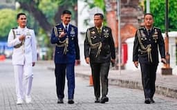 Gagah dan Ganteng, Ini Sosok 4 Ajudan Presiden Prabowo Subianto