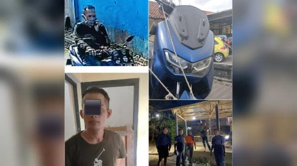 Polsek Indihiang Ringkus Pelaku Curanmor dengan Modus Kunci Duplikat