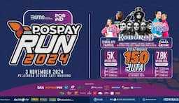 Ikuti Pospay Run 2024 Berhadiah Total Rp150 Juta dan Banjir Doorprize Spektakuler