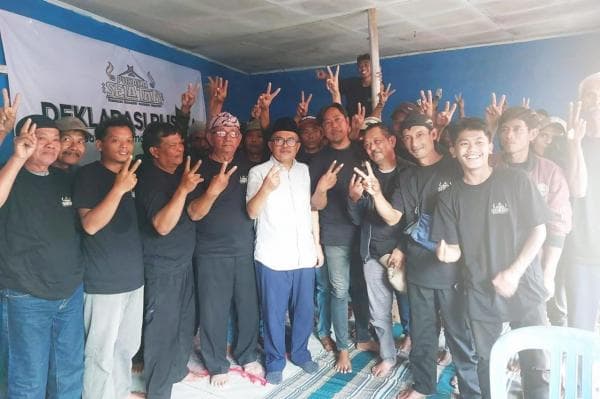 Ratusan Warga 3 Kecamatan Deklarasi Pusaka Selatan Menangkan Ridhokan di Pilkada