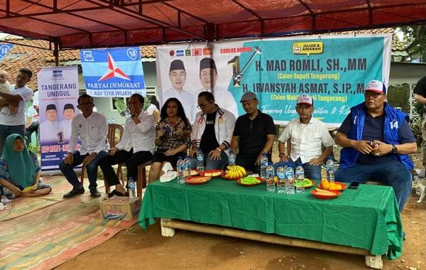 Jawara Pileg Turun Gunung Kawal Pemenangan Mad Romli-Irvansyah di Cisauk Tangerang