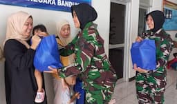 Upaya Lanud Husein Sastranegara Atasi Masalah Stunting, Santuni Anak Asuh di Cicendo Bandung