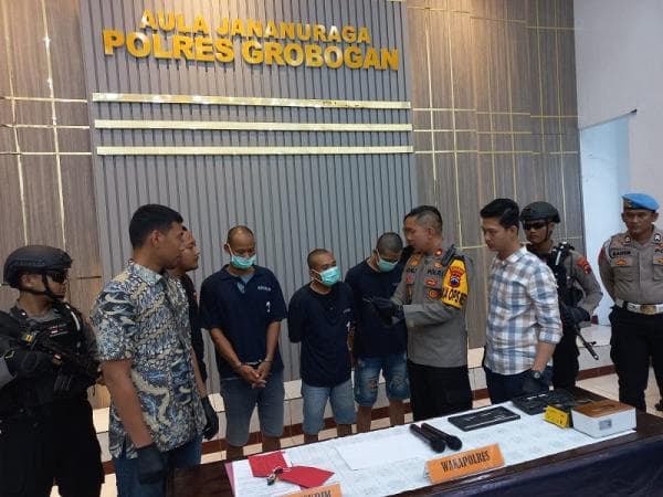 Komplotan Spesialis Pencurian Sepeda Motor Dibekuk Jajaran Sat Reskrim Polres Grobogan