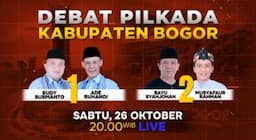 LIVE! Debat Terbuka Paslon Bupati dan Wakil Bupati Bogor