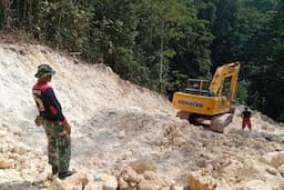 Satgas TMMD Ke-122 Kodim 1805/Raja Ampat Percepat Pembangunan Infrastruktur