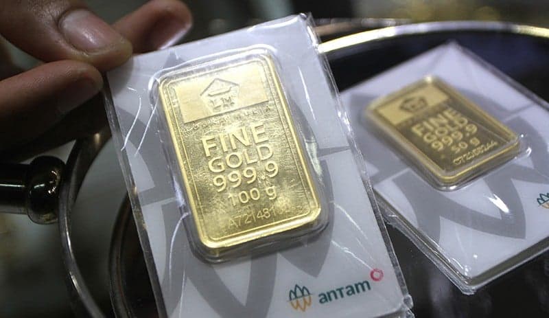 Harga Emas Antam Turun Rp10.000, Sekarang Dijual Segini!