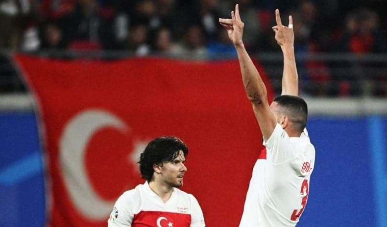 Erdogan Nonton Laga Euro Turki Vs Belanda gegara Selebrasi 'Hormat Serigala' Merih Demiral