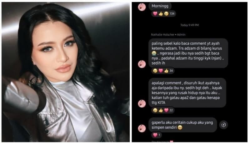 Nathalie Holcher Sedih Dianggap Tak Mampu Mengurus Anak hingga Diminta Serahkan ke Sule