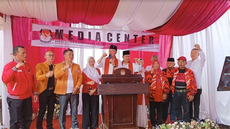 Daftar Pilkada Kota Pagaralam ke KPU, Alpian- Alfikriansyah Siap Lanjutkan 5 Program Unggulan