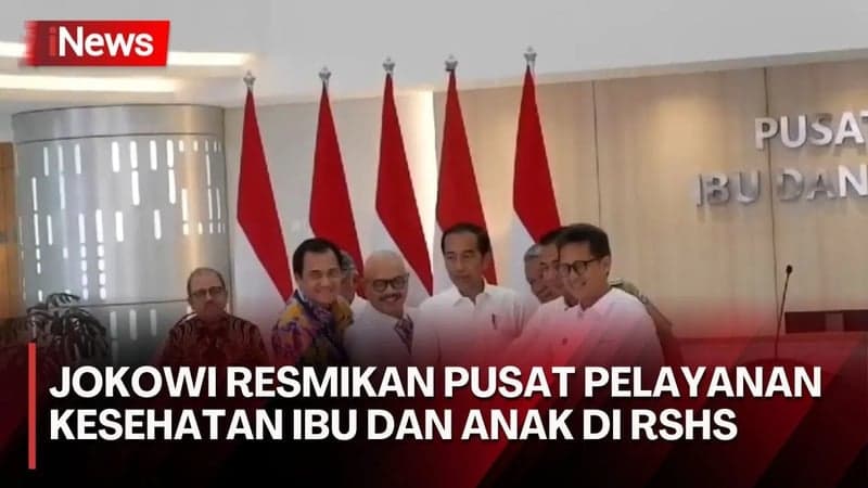 Jokowi Pastikan Fasilitas Gedung Layanan Kesehatan Ibu dan Anak RSHS Bandung Lebih Modern