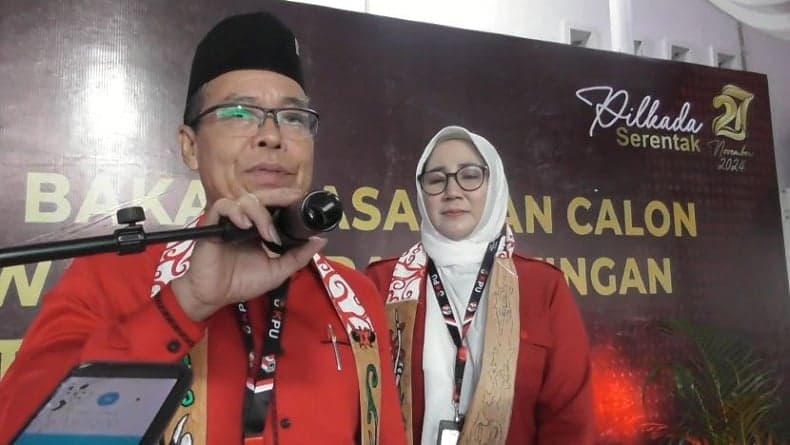 Sakariyas-Endang Susilawatie Didukung Partai Perindo Daftar KPU, Siap Maju Pilkada Katingan