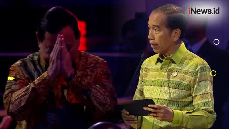 Jokowi Perkenalkan Prabowo di Gala Dinner IAF di Bali