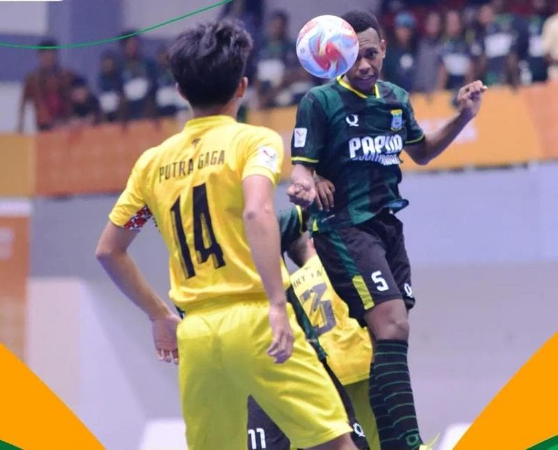 Hasil Futsal PON 2024: Drama 9 Gol, Papua Pegunungan Kalahkan Lampung