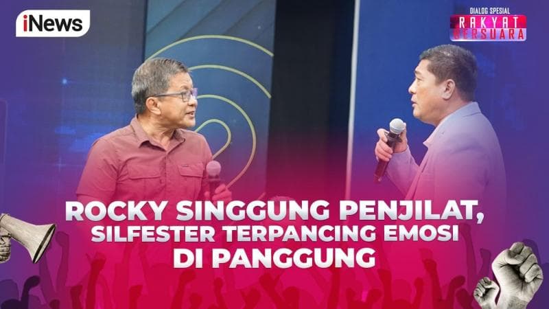 Keras! Rocky Gerung Singgung Penjilat, Silfester Emosi hingga Keluar Kata Kasar