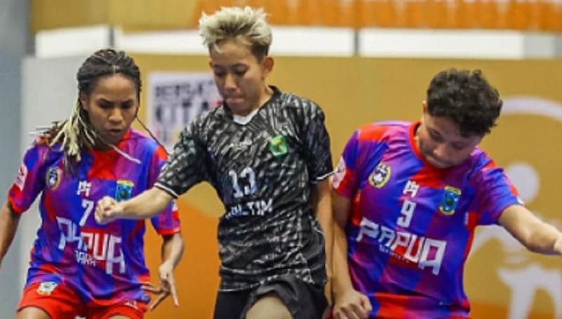 Hasil Futsal PON Putri 2024: Papua Barat Bantai Kalimantan Timur 7-3