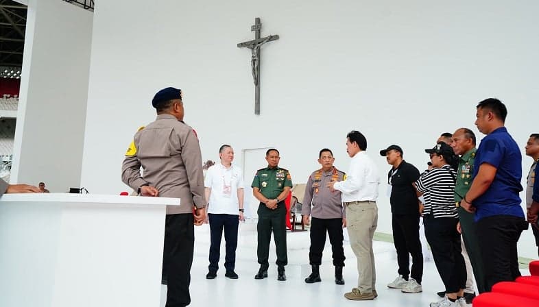 Kapolri Cek Kesiapan Pengamanan Misa Agung Paus Fransiskus, Pastikan Umat Terlayani