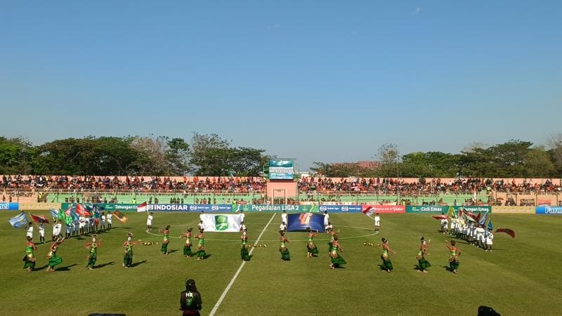 Dihibur Tarian Wayang Thengul, Begini Suasana Pembukaan Liga 2 2024-2025