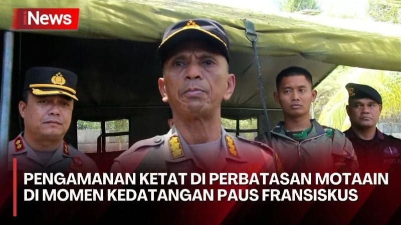 Ratusan Personel TNI-Polri Amankan Perbatasan Jelang Kunjungan Paus Fransiskus ke Timor Leste