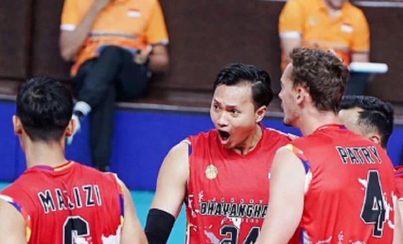 Hasil AVC Men Club Championship 2024: Menang Telak! Jakarta Bhayangkara Presisi ke Semifinal