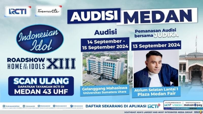 Warga Medan Bersiaplah! Ada Tips and Trik Jadi Idola dari Judika di Audisi Indonesian Idol Season XIII