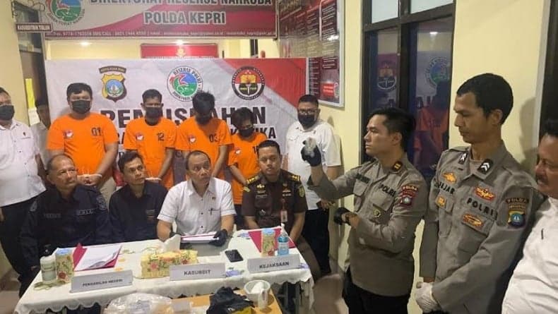 Polda Kepri Musnahkan Sabu 1 Kg Lebih, Selamatkan 5.000 Jiwa dari Narkoba