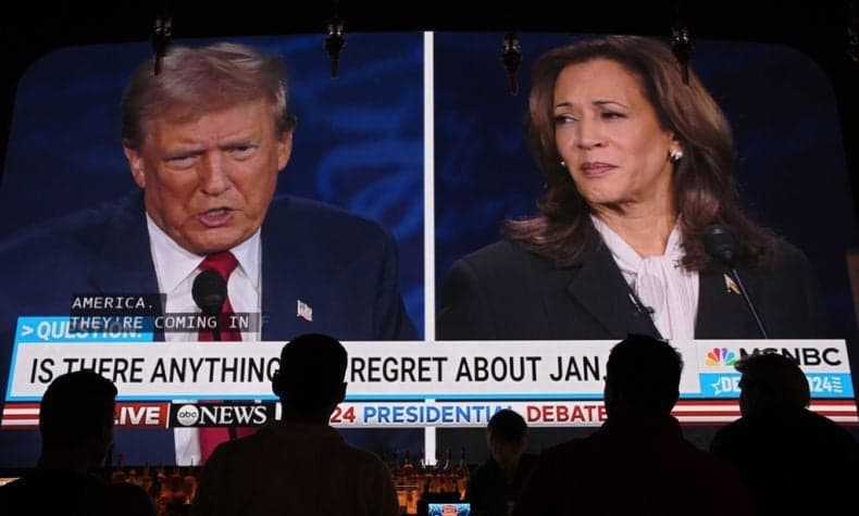 Donald Trump Kapok Debat dengan Kamala Harris