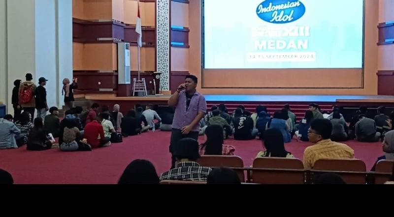 Meriah! Hari Pertama Audisi Indonesian Idol di Medan, Ribuan Peserta Antre sejak Pagi