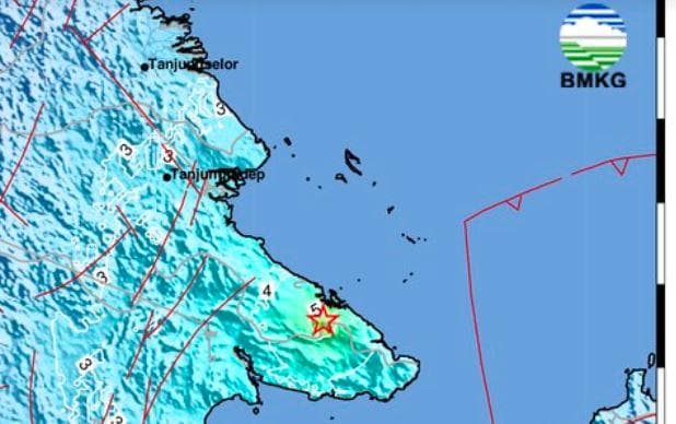 Info BMKG Gempa Dangkal M 3,6 Guncang Berau Kaltim