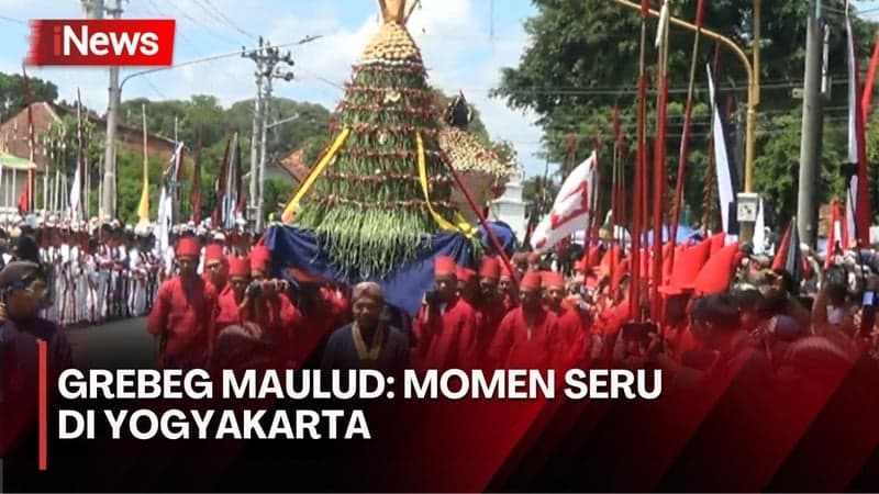 Grebeg Maulud, Ribuan Warga Yogyakarta Berebut Gunungan Penuh Berkah