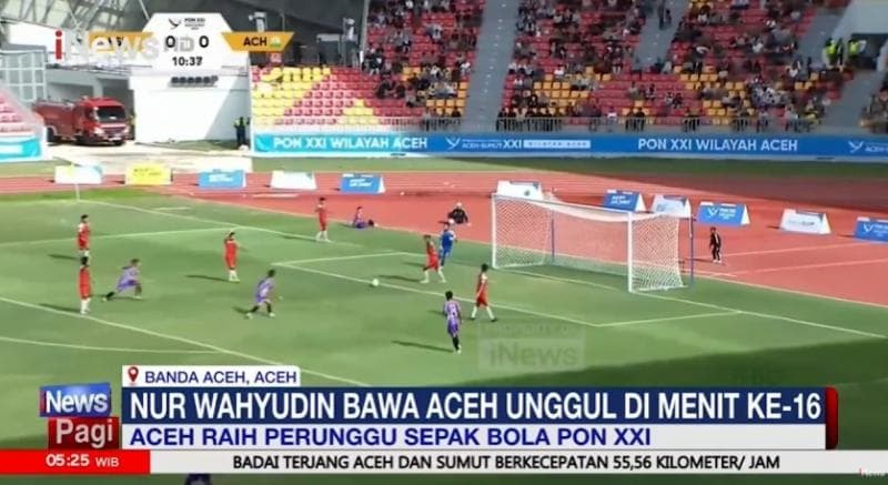 Aceh Raih Perunggu Usai Kalahkan Kalsel di Cabor Sepak Bola PON 2024